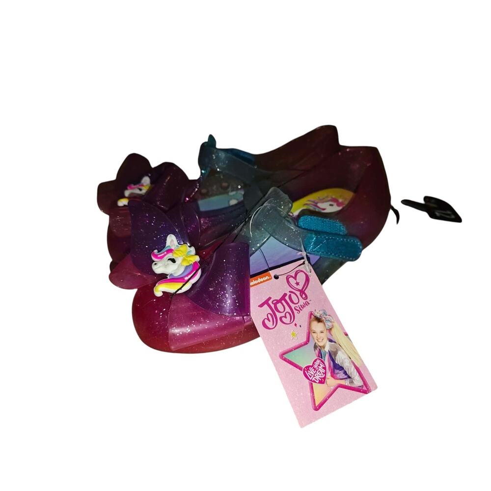 Nickelodeon Jojo Siwa Toddler Girls Size 12 Summer Fun Jelly Mary-Jane Shoe